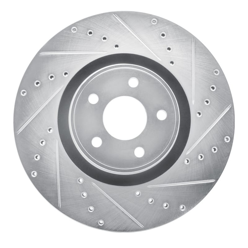 R1 Concepts — R1 14-19 Ford Focus Front Right Drilled & Slotted Silver Brake Rotor
R1 Brake Rotor Drill