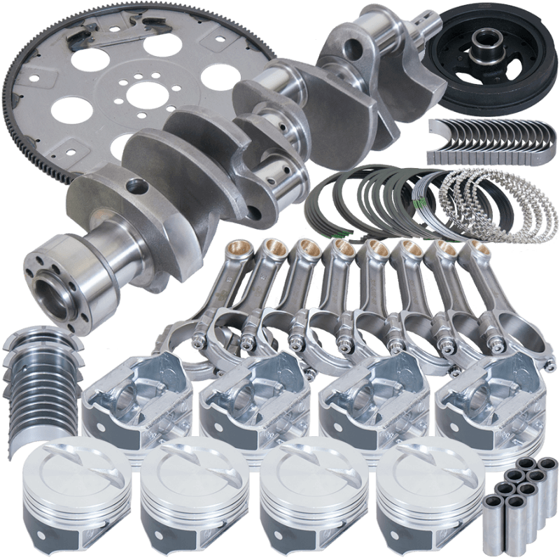 Eagle — Eagle Chevy 350 1Pc 3.750in Crank 5.700in I-Beam Rods 4.040in Pistons 168 Tooth FP Balanced Assembly
Bal Street Perf Assy
