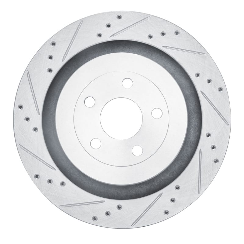 R1 Concepts — R1 2019-2024 Ford Edge Rear Left Drilled & Slotted Silver Brake Rotor
R1 Brake Rotor Drill