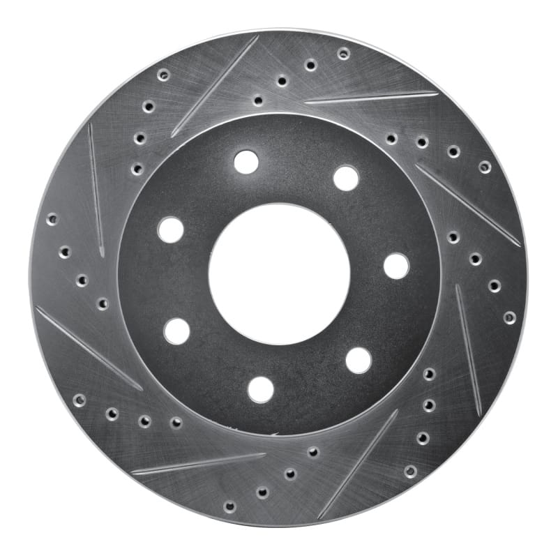 R1 Concepts — R1 04-08 Ford F-150 4WD Front Left Drilled & Slotted Silver Brake Rotor
R1 Brake Rotor Drill