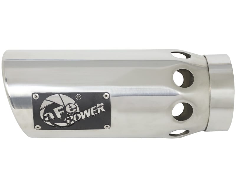 aFe — aFe Power Intercooled Tip Stainless Steel - Polished 4in In x 5in Out x 12in L Clamp On
Exhaust Tip Polished