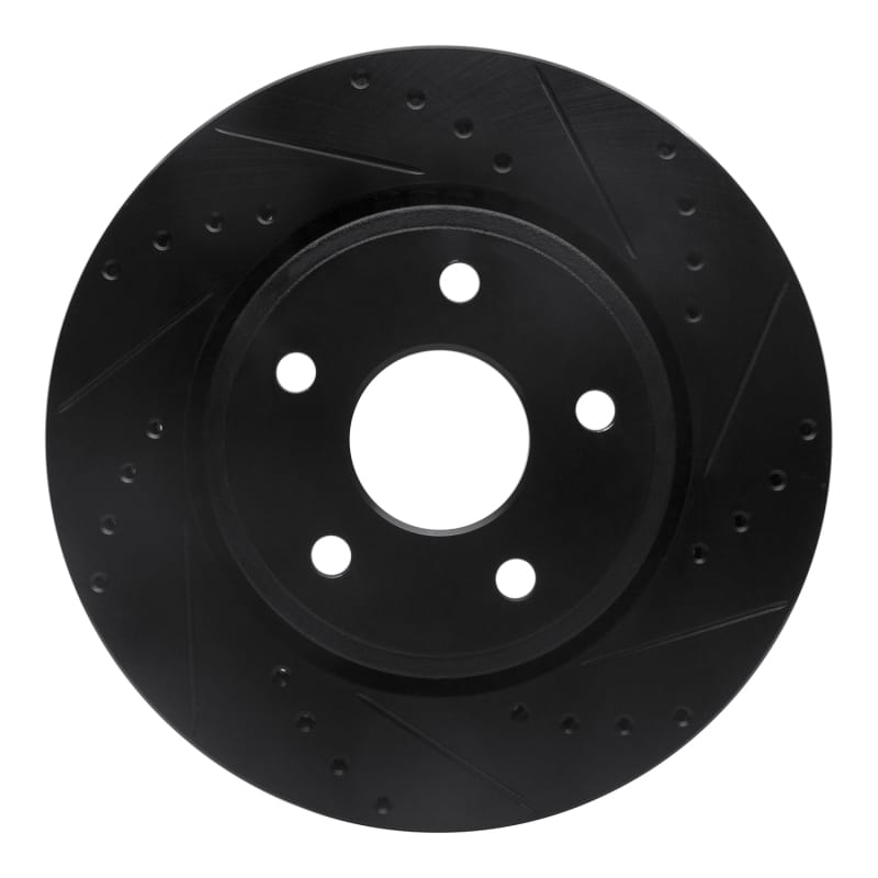 R1 Concepts — R1 05-10 Jeep Commander Front Right Drilled & Slotted Black Brake Rotor
R1 Brake Rotor Drill