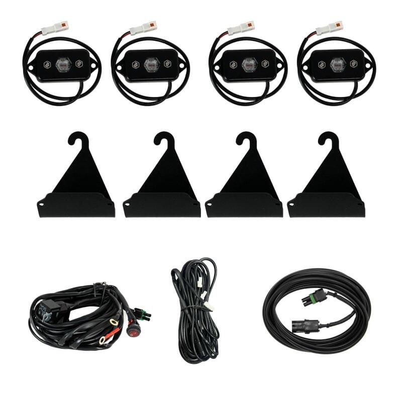 Baja Designs — Baja Designs 05-24 Toyota Tacoma / 07-24 Toyota Tundra Bed Rail Cargo Light Kit - Red