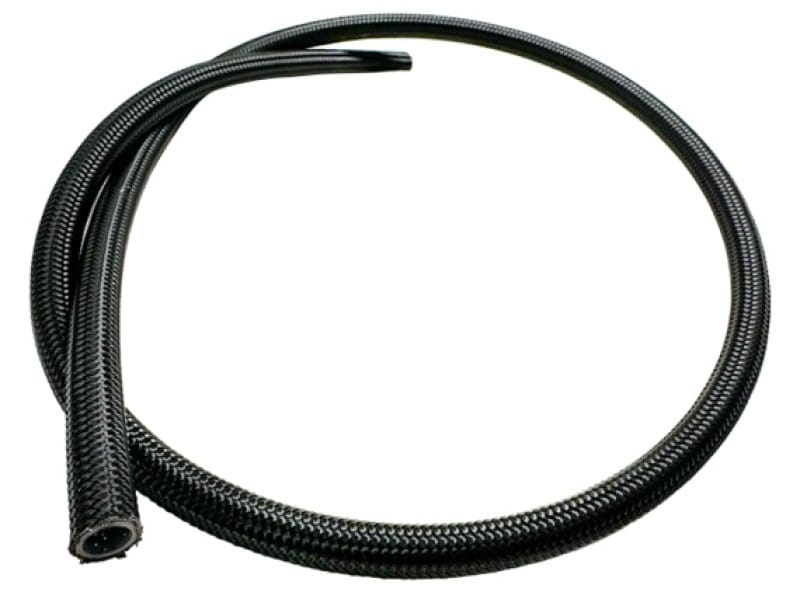 Fuelab — Fuelab Black Nylon Stainless Steel Braided PTFE Hose - 12AN - 10ft
