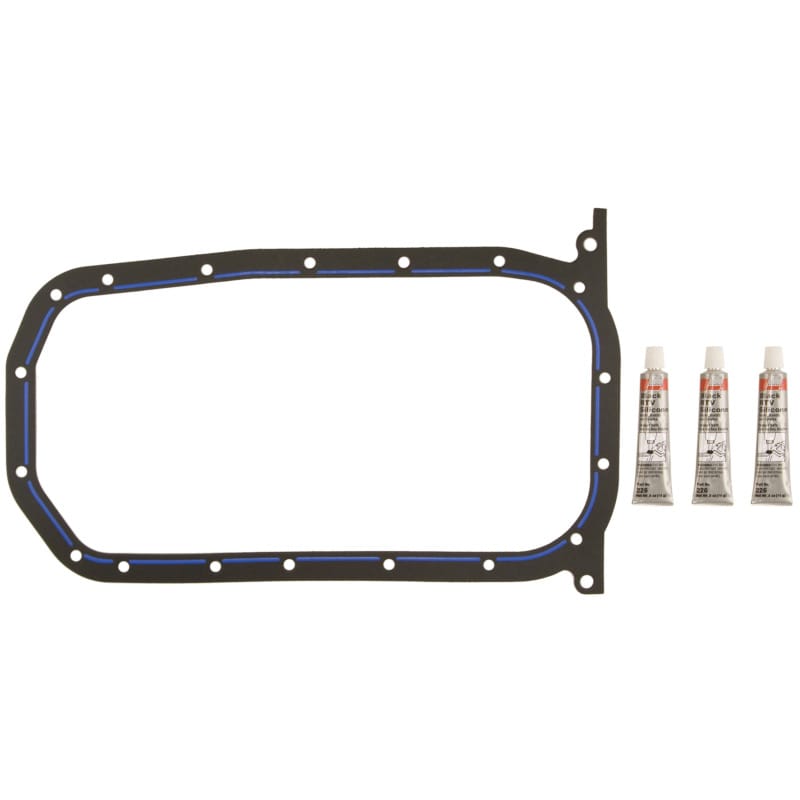 Fel-Pro — Fel-Pro Hyundai Accent OS 30780 Engine Oil Pan Gasket Set High-Temperature Rubber-Coated Fiber