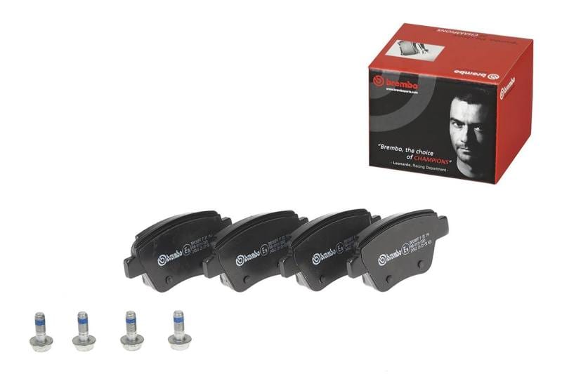Brembo OE — Brembo 10-13 Audi A3 Prem. Low-Met OE Equivalent Pad - Rear