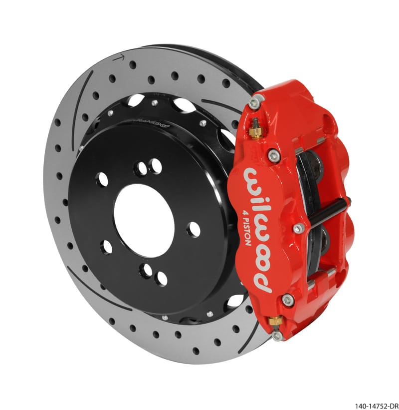 Wilwood — Wilwood Narrow Superlite 4R Rear Kit 12.88in Drilled/Slotted Red 00-06 BMW M3 E46
BRAKE KIT