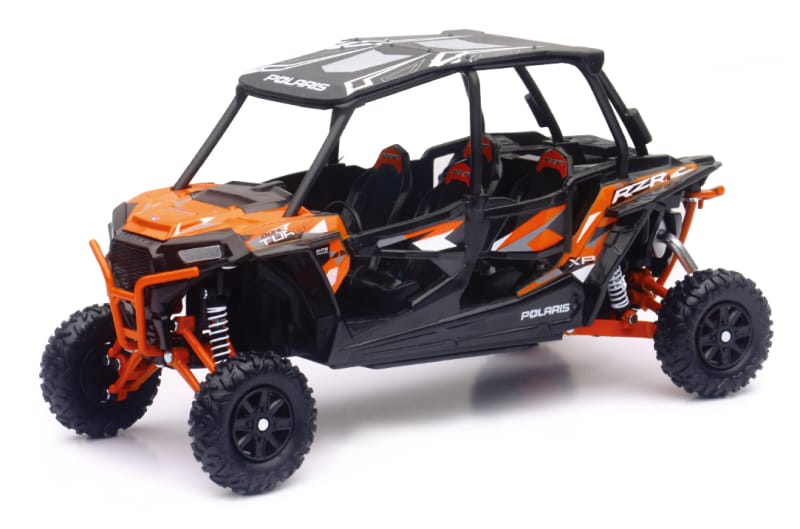 New Ray Toys — New Ray Toys Polaris RZR XP 4 Turbo EPS (Spectra Orange)/ Scale - 1:18