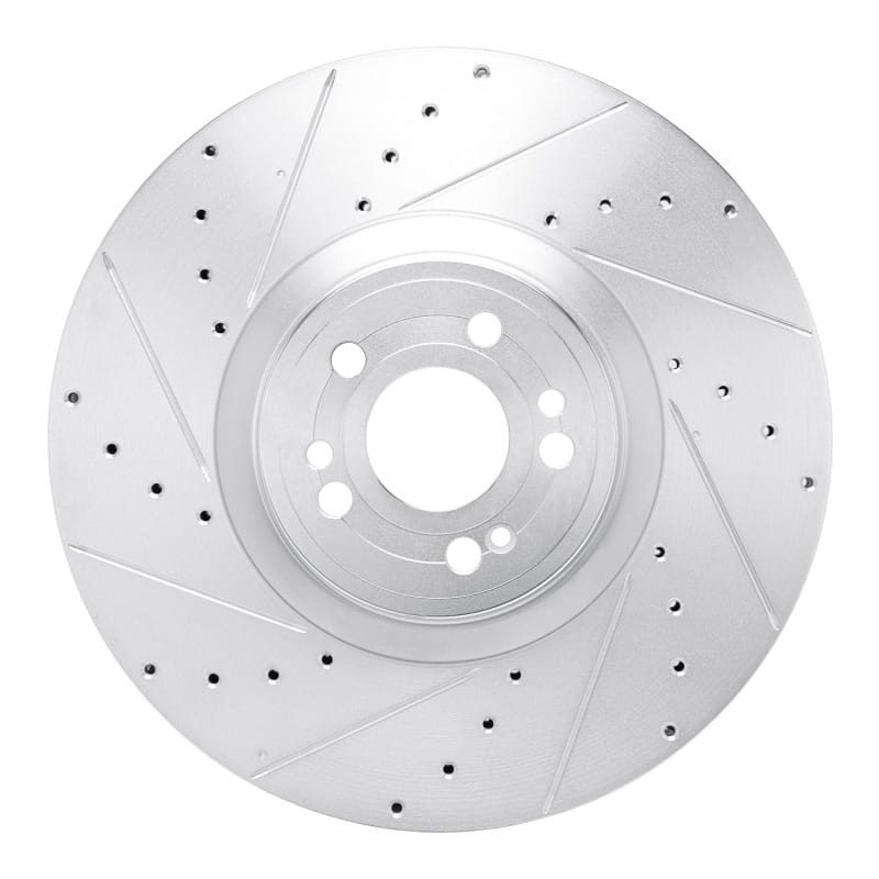 R1 Concepts — R1 20-26 Mercedes-Benz GLE350 Front Left Drilled & Slotted Silver Brake Rotor
R1 Brake Rotor Drill