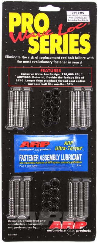 ARP — ARP SB Ford 289-302 standard wave-loc rod bolt kit