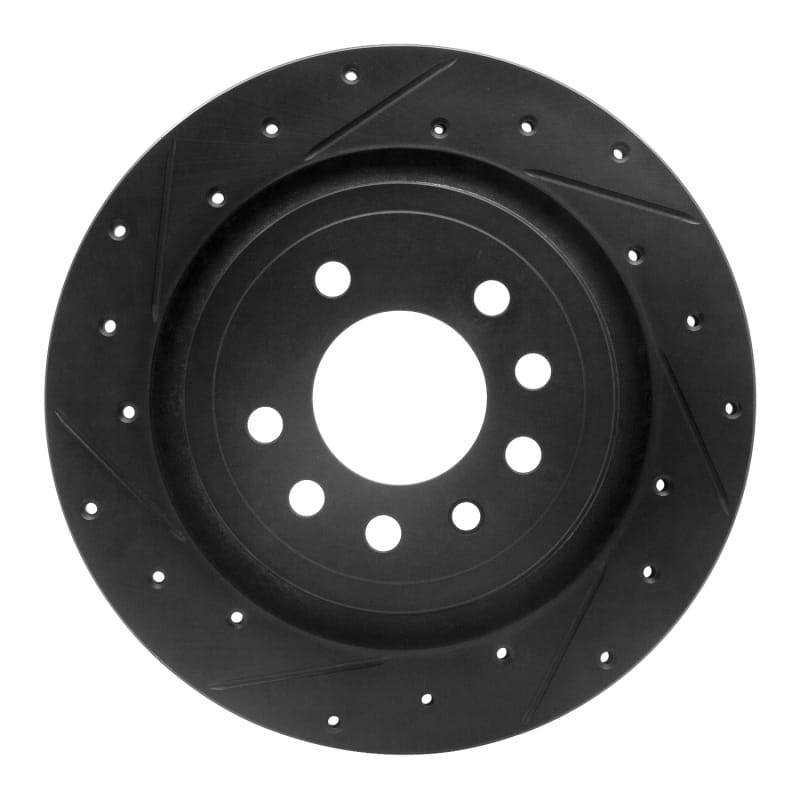 R1 Concepts — R1 08-11 Saab 9-3 Rear Left Drilled & Slotted Black Brake Rotor
R1 Brake Rotor Drill