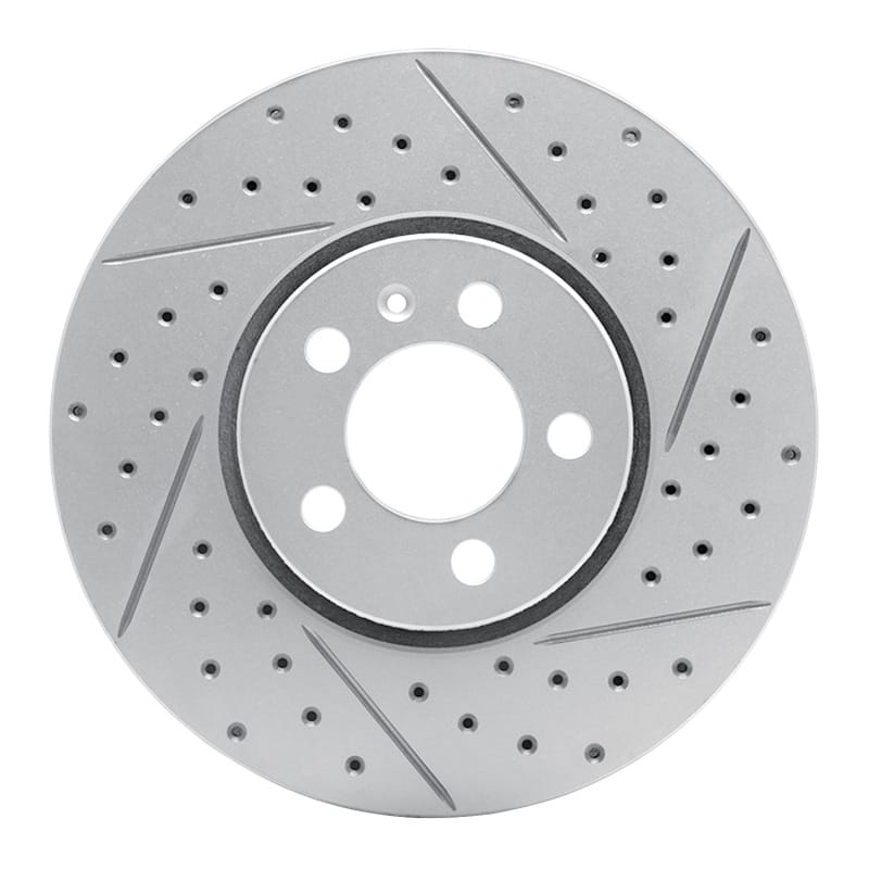 R1 Concepts — R1 98-18 Audi A1 (Mexico) Front Right Drilled & Slotted Geo-Carbon Rotor