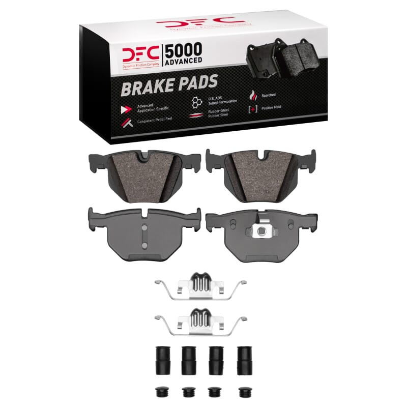 DFC — DFC 07-14 BMW X5 Rear 5000 Advanced Low Metallic Brake Pads and Hardware Kit
DFC Brake Pad Set