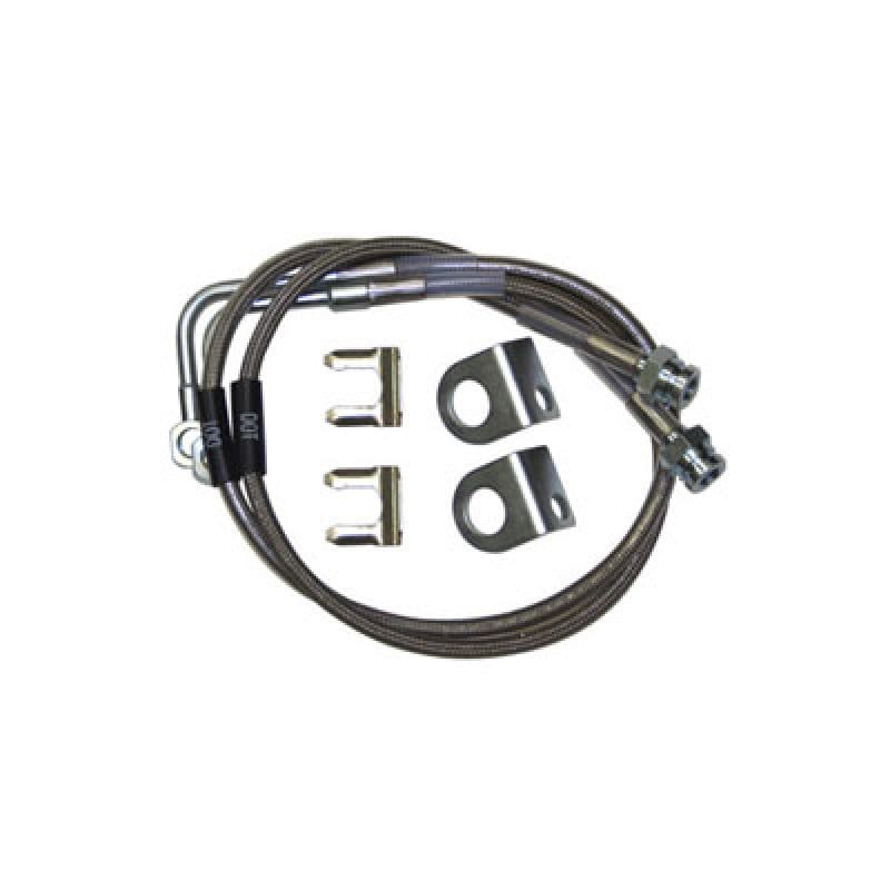 Synergy Mfg — Synergy 07-18 Jeep Wrangler JK/JKU Extended Front/Rear DOT Approved Brake Line Kit