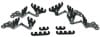 Moroso — Moroso Chevrolet Small Block Ignition Wire Loom Kit - Centerbolt - 7-9mm - Black