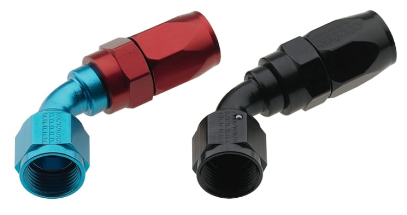 Fragola — Fragola -4AN x 60 Degree Pro-Flow Hose End - Black