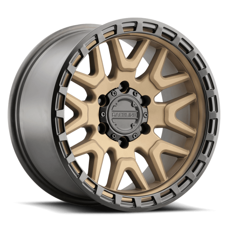 Raceline — Raceline 953BZ Krank 17x9in / 6x139.7 BP / -12mm Offset / 106.1mm Bore - Bronze Wheel