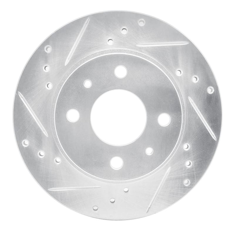 R1 Concepts — R1 86-17 Nissan NX Front Left Drilled & Slotted Silver Brake Rotor
R1 Brake Rotor Drill