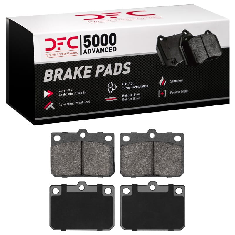 DFC — DFC 72-87 Dodge Colt Front 5000 Advanced Semi Metallic Brake Pads
DFC Brake Pad Set