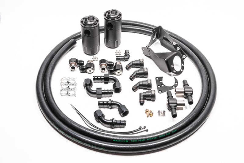 Radium Engineering — Radium Engineering Dual Catch Can Kit Nissan R32 Skyline GT-R Fluid Lock