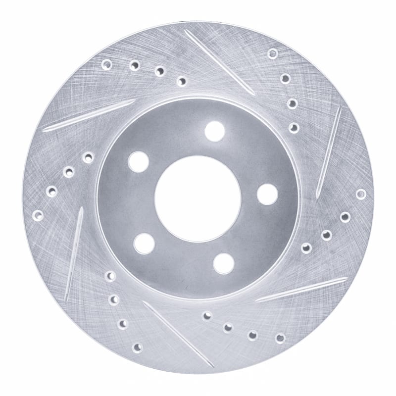 R1 Concepts — R1 00-05 Chrysler Neon Front Right Drilled & Slotted Silver Brake Rotor
R1 Brake Rotor Drill