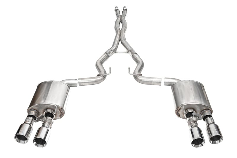CORSA Performance — Corsa 24+ Ford Mustang Dark Horse 5.0L 3in Dual Rear Exit Cat-Back w/Twin 4.5in Polish Straight Tip
Exhaust