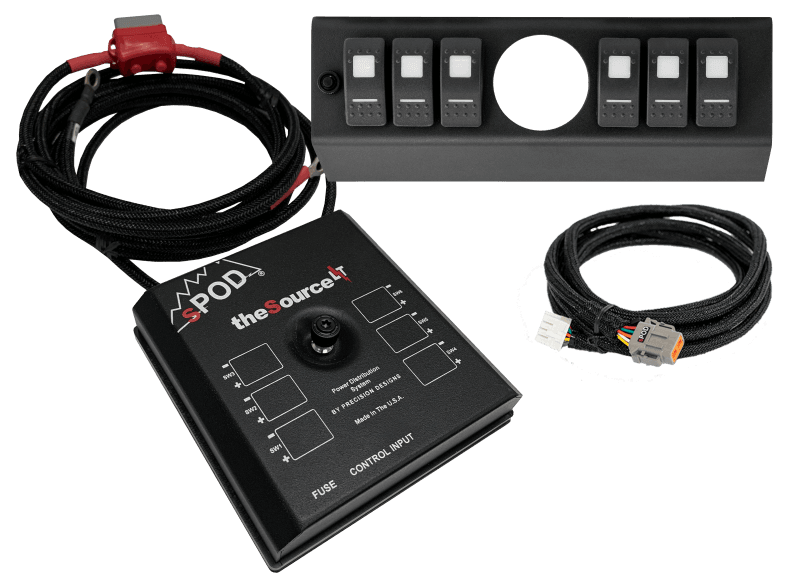 SPOD — Spod 07-08 Jeep Wrangler JK SourceLT w/ Opening Switch Panel (2 1/16 Inch)