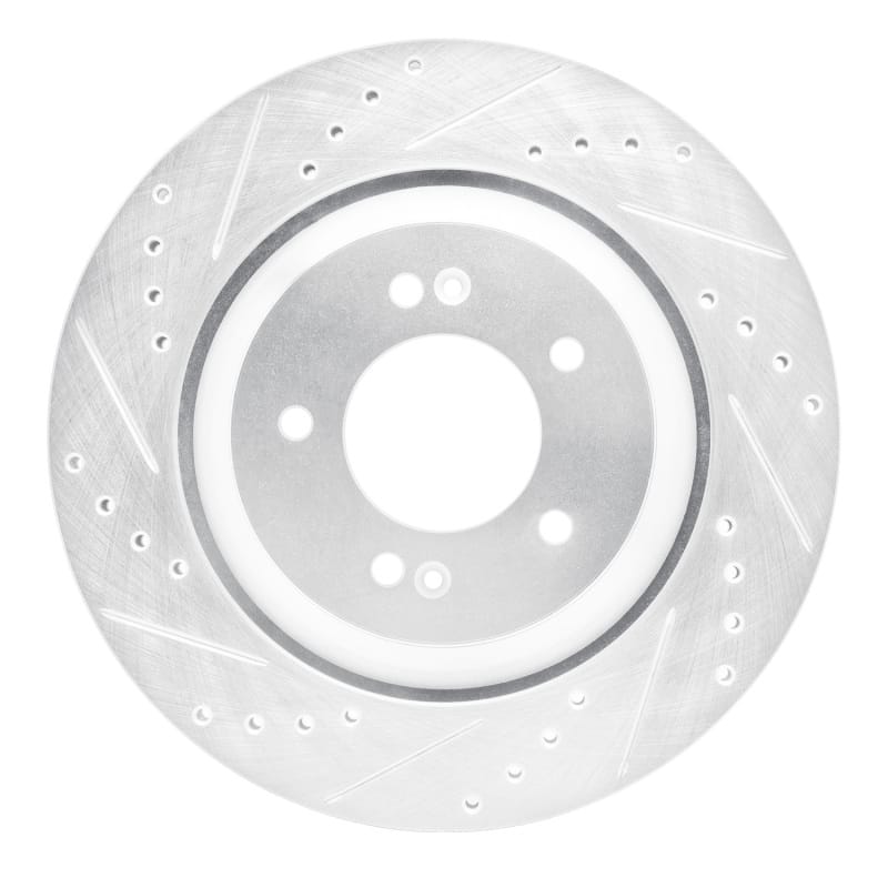R1 Concepts — R1 2019-2025 Hyundai Elantra N Rear Left Drilled & Slotted Silver Brake Rotor
R1 Brake Rotor Drill
