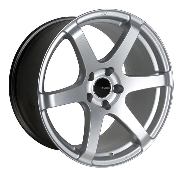 Enkei — Enkei T6S 18x8 45mm Offset 5x114.3 Bolt Pattern 72.6 Bore Matte Silver Wheel