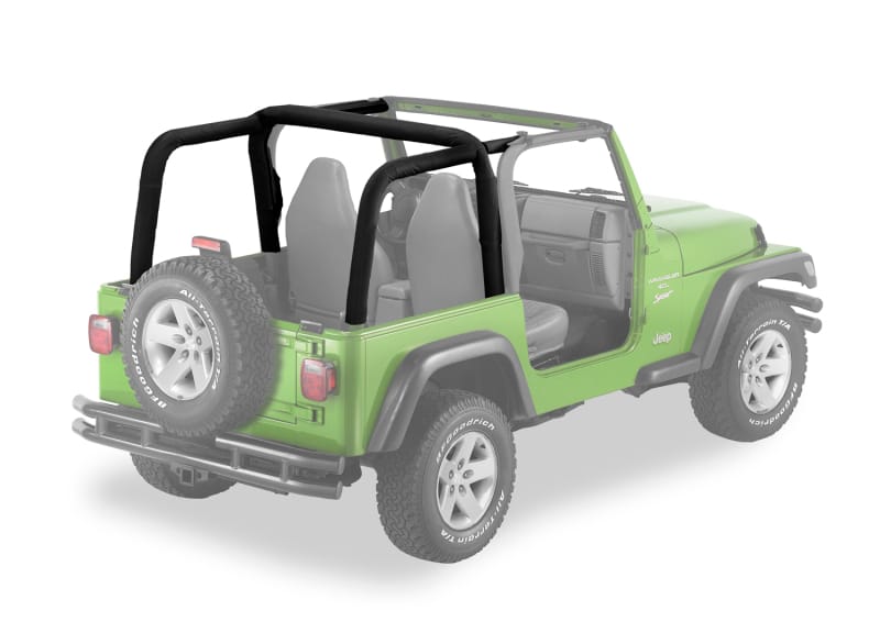 Bestop — Bestop 97-02 Jeep Wrangler TJ Sport Bar Cover (Black Denim)