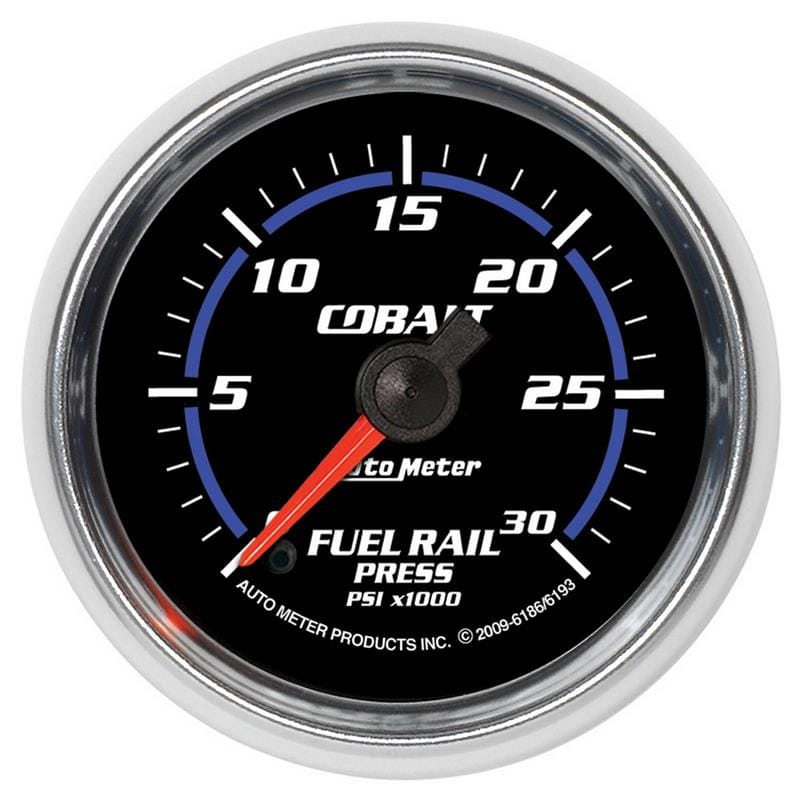 AutoMeter — Autometer Cobalt 52mm 0-30,000 PSI F/S Electronic Diesel Fuel Rail Pressure Gauge (Cummins 6.7L)
GA 2" DSL RAILP CB
