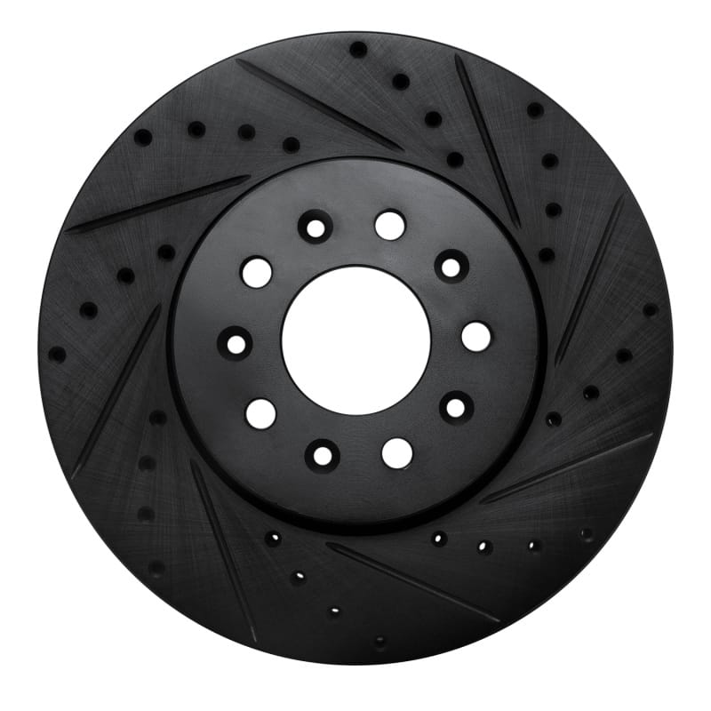 R1 Concepts — R1 13-25 Cadillac CT4 Front Right Drilled & Slotted Black Brake Rotor
R1 Brake Rotor Drill