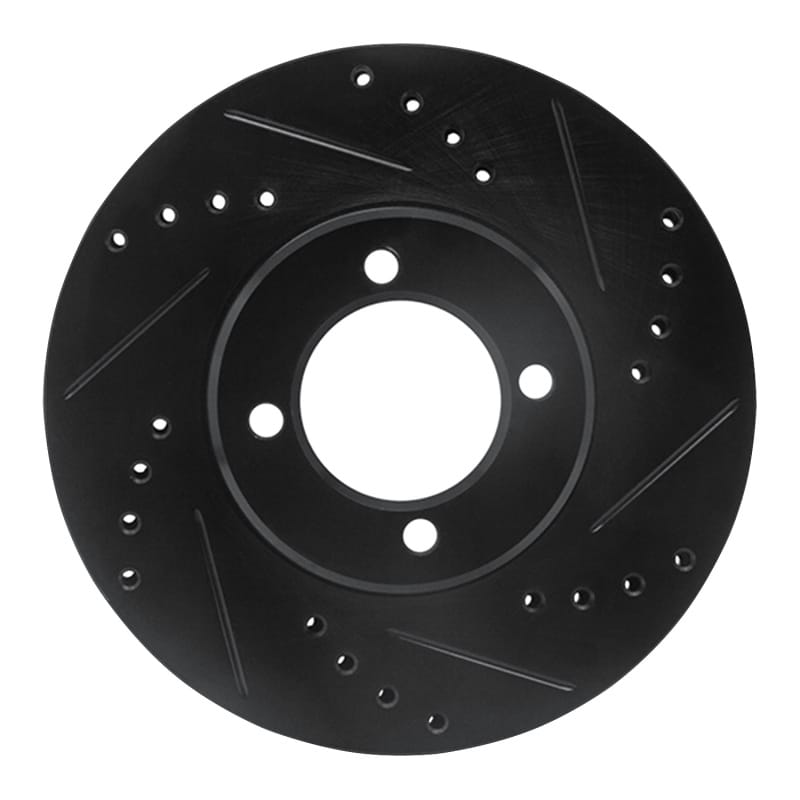 R1 Concepts — R1 84-87 Toyota Corolla (US/Canada) Front Right Drilled & Slotted Black Brake Rotor
R1 Brake Rotor Drill