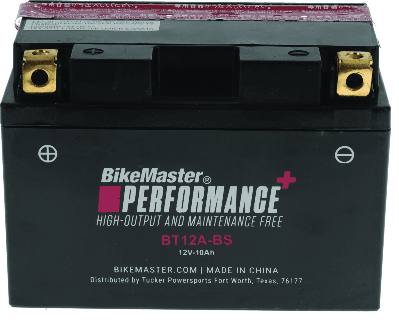 BikeMaster — BT12A-BS Battery, 120 CCA
