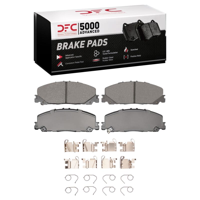 DFC — DFC 23-26 Honda Pilot Front 5000 Advanced Ceramic Brake Pads and Hardware Kit
DFC Brake Pad Set