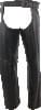 Kuryakyn — Kuryakyn Leather By River Road Plains Leather Chaps Black - Medium