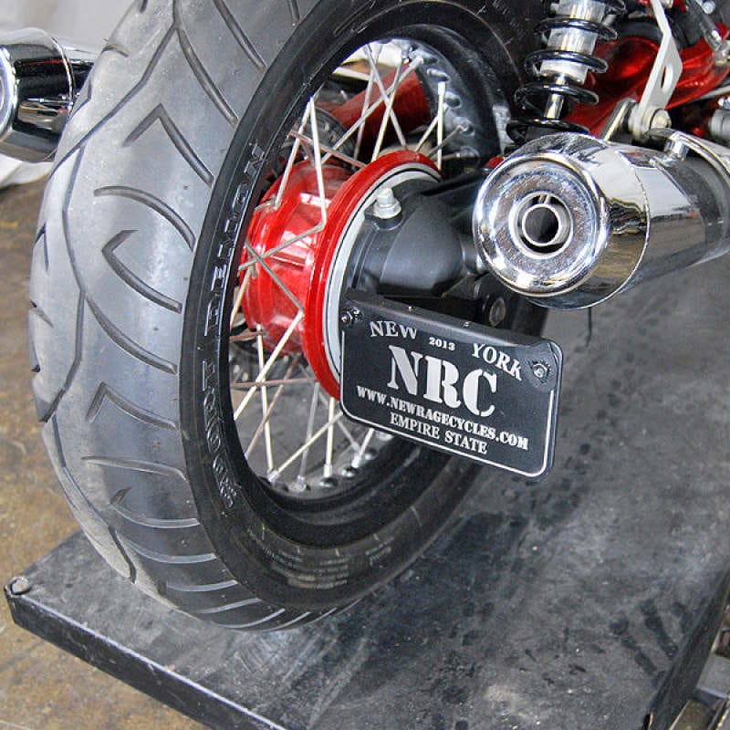 New Rage Cycles — New Rage Cycles 13+ Moto Guzzi V7 Side Mount License Plate
