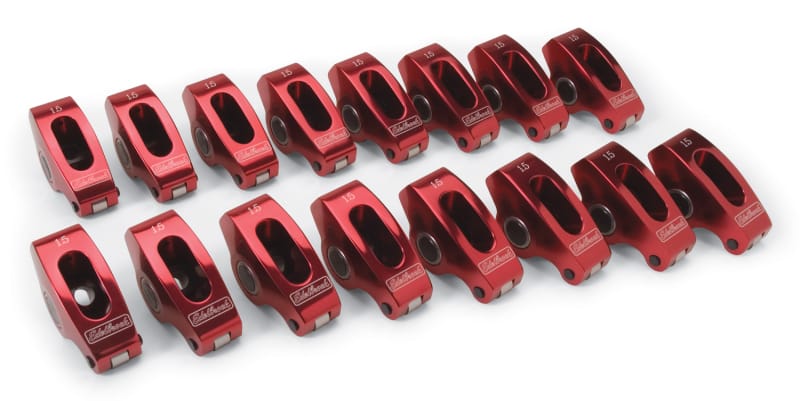 Edelbrock — Edelbrock Rocker Arms Roller SBC 3/8In 1 5 1 Ratio Set of 16
CYL HEAD COMPONENTS
