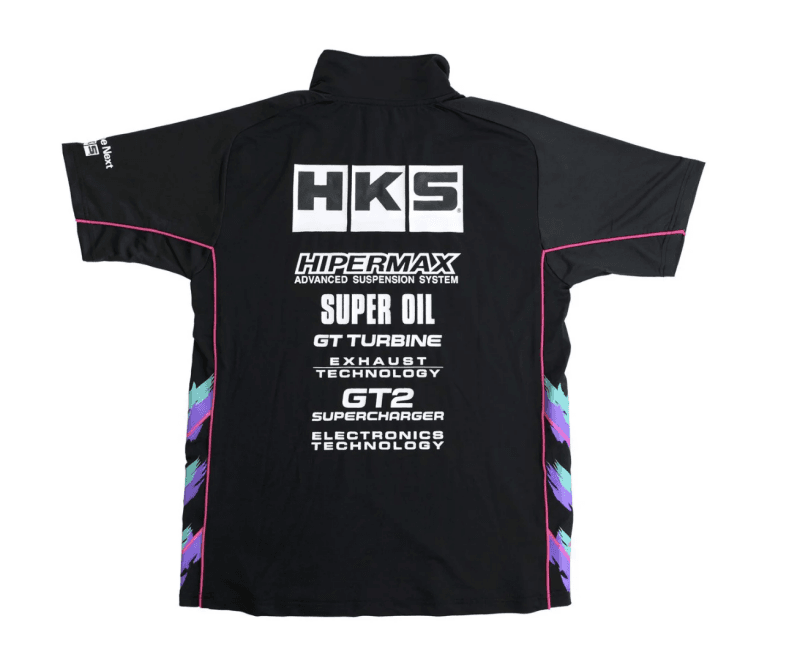 HKS — HKS TEAM HALF ZIP POLO SHIRT 2025 L