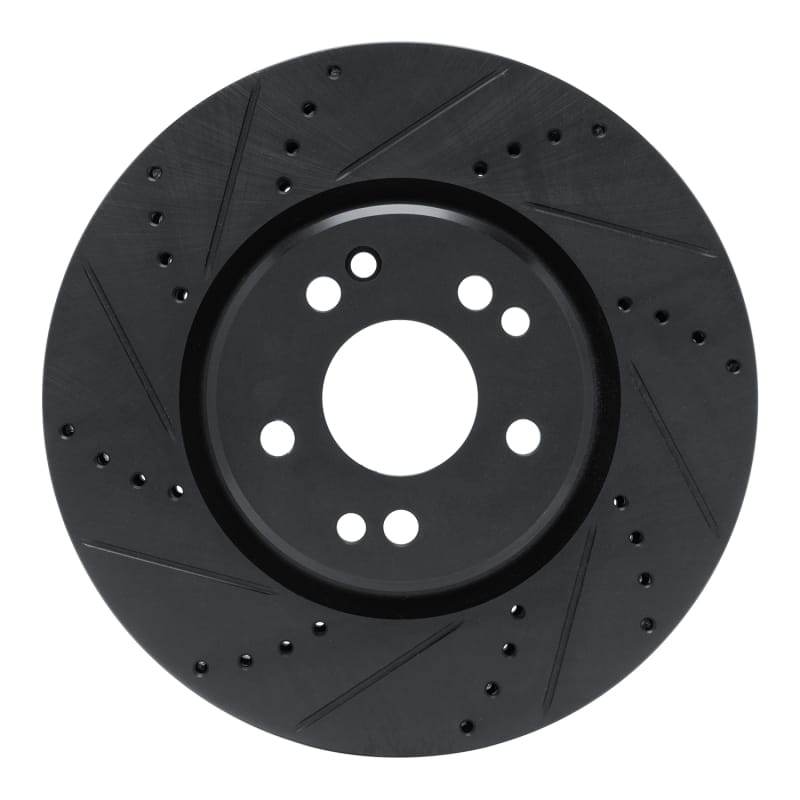 R1 Concepts — R1 94-02 Mercedes-Benz SL500 Right Front Drilled & Slotted Black Brake Rotor
R1 Brake Rotor Drill