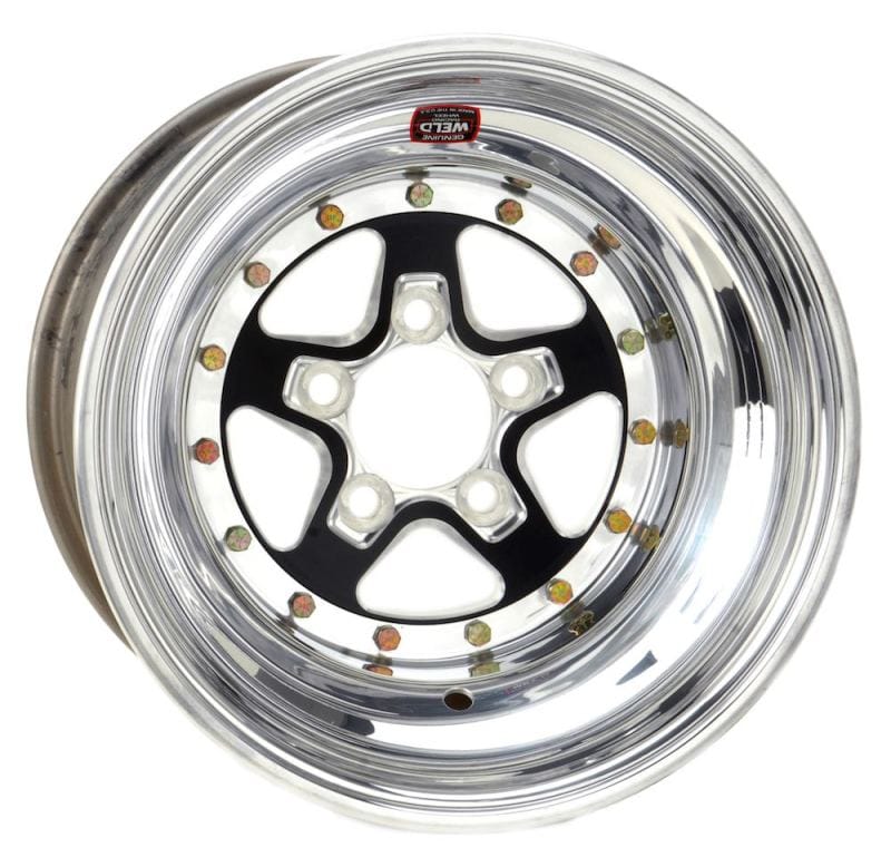 Weld — Weld Alumastar 2.0 15x4 / 5x4.75 BP 1.7 / 5in. BS Black Wheel - Non-Beadlock
15x4'' Alumastar