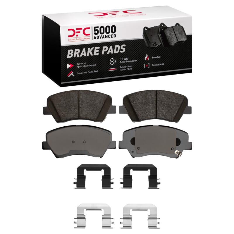DFC — DFC 12-16 Hyundai Elantra GT Front 5000 Advanced Ceramic Brake Pads and Hardware Kit
DFC Brake Pad Set