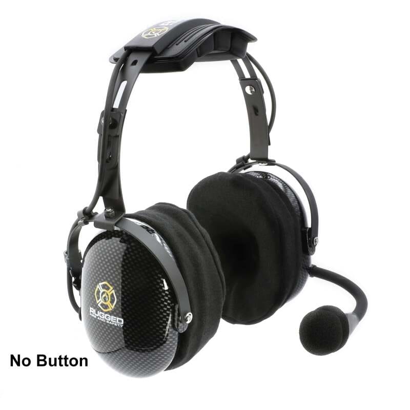 Rugged Radios — Rugged Radios FHS OTH FSI Headset w/ Mic On/Off Button / For David Clark / Sigtronics / Avcomm