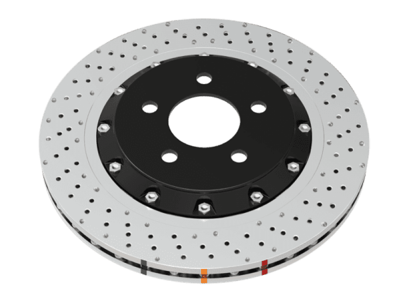 DBA — DBA 09-11 Volkswagen CC VR6 3.6L Front 5000 Series 2-Piece Cross Drilled Wavey Rotor w/Black Hat
Brake Rotor
