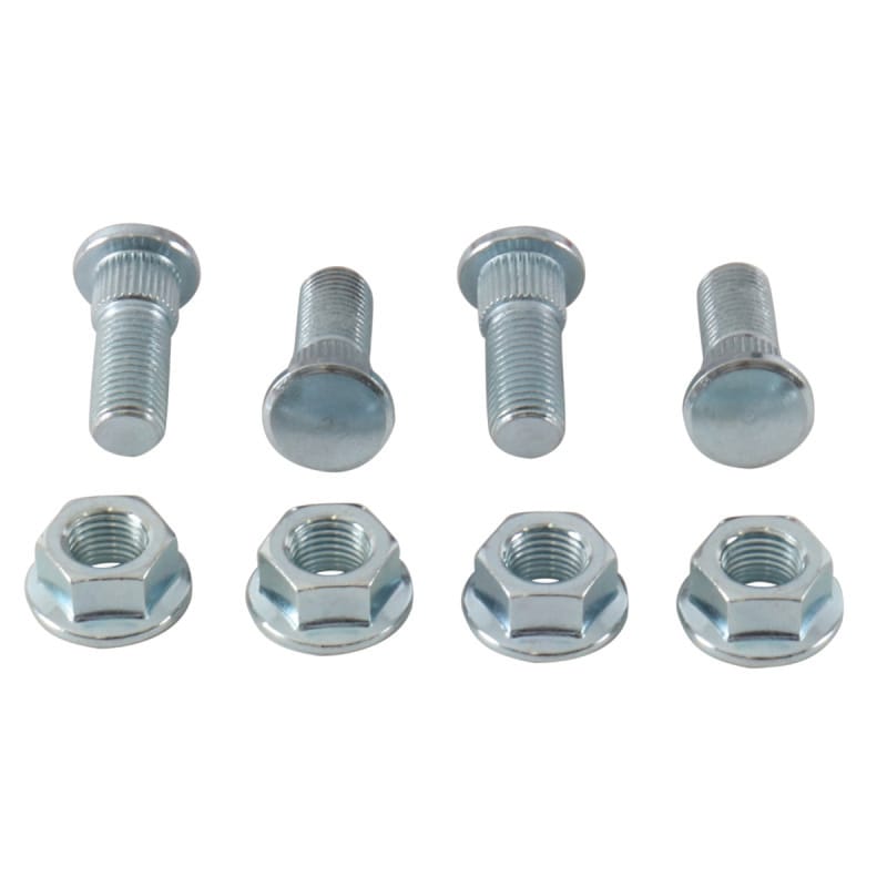 QuadBoss — Wheel Stud & Nut Kit, Front, Black