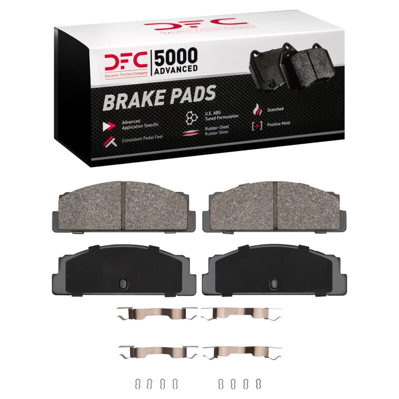 DFC — DFC 66-83 Fiat X-1/9 Rear 5000 Advanced Semi Metallic Brake Pads and Hardware Kit
DFC Brake Pad Set