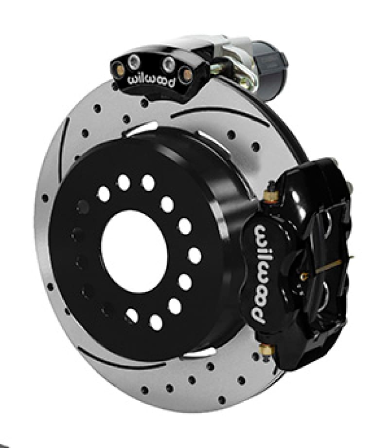 Wilwood — Wilwood Forged Dynalite Rear Electronic Parking Brake Kit -Black Powder Coat Caliper - SRP D/S Rotor
BRAKE KIT
