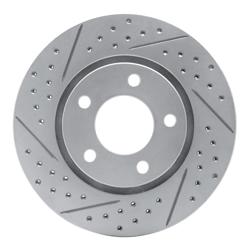 R1 Concepts — R1 01-07 Chrysler Town & Country Front Left Drilled & Slotted Geo-Carbon Rotor