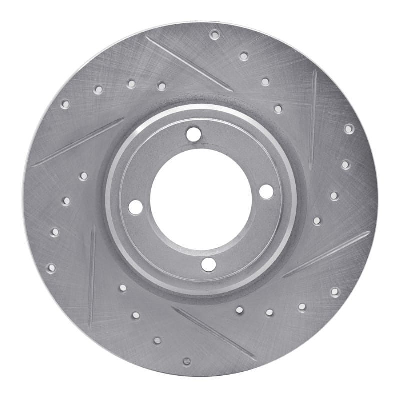 R1 Concepts — R1 69-89 Peugeot 504 Front Right Drilled & Slotted Silver Brake Rotor
R1 Brake Rotor Drill