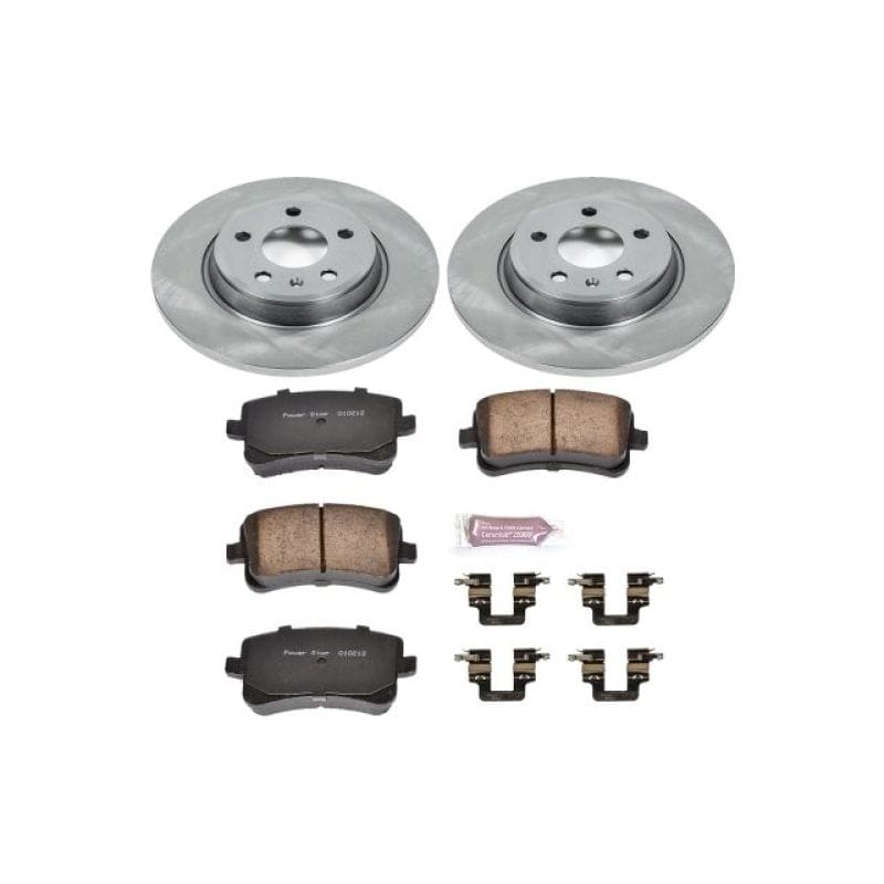 PowerStop — Power Stop 09-16 Audi A4 Rear Autospecialty Brake Kit